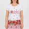 Sort bucatarie motiv traditional, din bumbac, cu maci