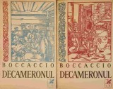 Decameronul Vol. 1-2, Giovanni Boccaccio, Cartea Romaneasca, 1970, Romana, Roman, Beletristica, Paperback