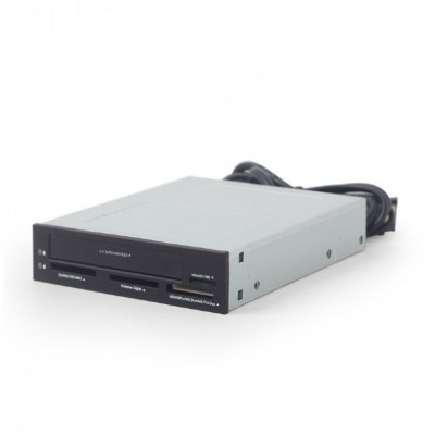 Cititor de carduri Gembird FDI2-ALLIN1-03, Rack pt HDD/SSD 2.5 inch, SD/MicroSD foto