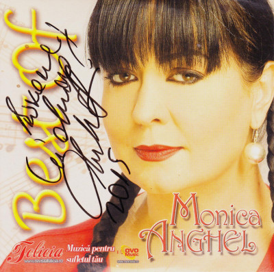 CD Pop: Monica Anghel - Best of ( original, stare foarte buna - cu autograf ) foto
