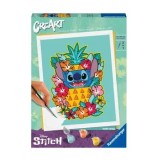 Cumpara ieftin Set pictura pe numere pentru adulti Ravensburger CreArt - Disney Stitch floral
