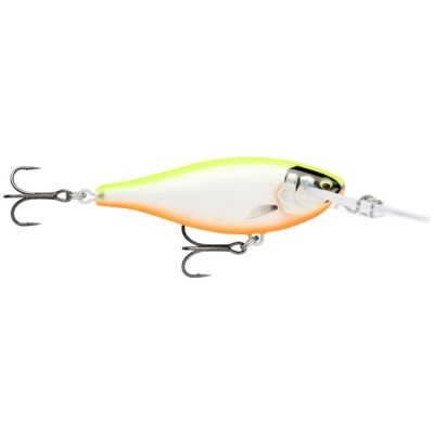 Vobler Rapala Shad Rap Elite, 5.5cm, 7g, Gilded Chartreuse Orange Belly foto