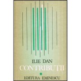 Ilie Dan - Contributii - versuri - 117163