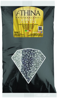 Ceara epilat traditionala elastica film tip granule ARGINTIE ATHINA MINERAL 1kg foto