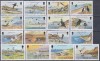 Timbre Insula Man 1983, Serie Completa Pasari Uzuale, 16 valori, MNH