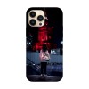 Husa compatibila cu Apple iPhone 14 Plus model Red city lights, Silicon, TPU, Viceversa, Transparent, Carcasa