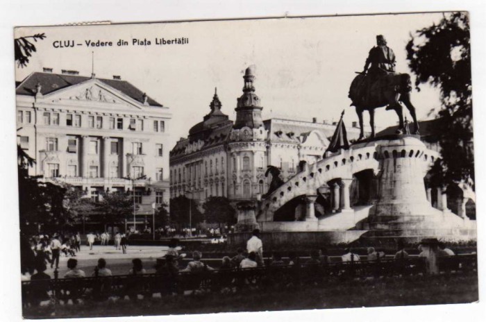 CLUJ VEDERE DIN PIATA LIBERTATII RPR