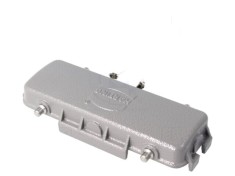 Capac protecție metalic HARTING Han 24B pentru clichet dublu