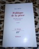 Politique de la prose Jean-Paul Sartre et l an quarante/ Denis Hollier