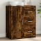 vidaXL Dulap, stejar fumuriu, 60x31x70 cm, lemn prelucrat 840475