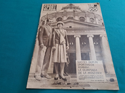 REVISTA SPORT NR. 7 * 1980 / OLIMPIADA MOSCOVA foto