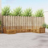 vidaXL Seturi de canapele 8 pcs natural Lemn Solid de Acacia 3373934