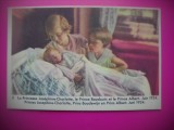 HOPCT 6381 PRINTESA JOSEPHINE CHARLOTTE,PRINTUL BAUDOUIN SI PRINTUL ALBERT -1934-REGINA ASTRID-FAMILIA REGALA BELGIA-CROMO LITHO-CIOCOLATA COTE D&#039;OR, Necirculata, Printata