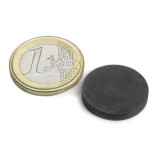 Magnet ferita disc &Oslash;20&amp;#215;3 mm, putere 400 g, Y35