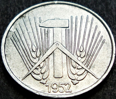 Moneda 1 PFENNIG RDG - GERMANIA DEMOCRATA, anul 1952 *cod 1405 foto