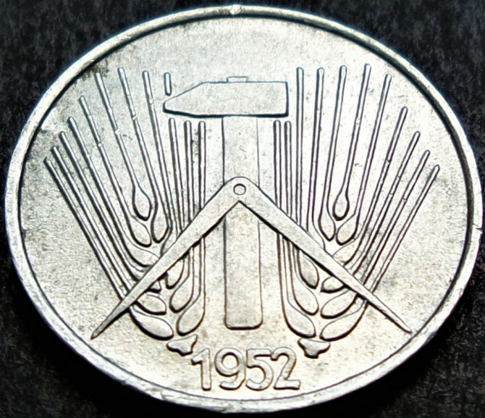 Moneda 1 PFENNIG RDG - GERMANIA DEMOCRATA, anul 1952 *cod 1405
