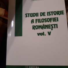Studii de istorie a filosofiei românești, vol. V - Centenar Constantin Noica