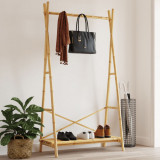 Cuier pentru haine cu raft, 102x50x190 cm, bambus GartenMobel Dekor, vidaXL