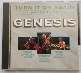 CD audio original Genesis - Turn IT on again ( vizual nu excelează , auditiv excelent ! )