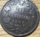 MNDSTR053 Italia 10 centesimi 1867