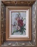 Stănescu-"Flori", pictură pe p&acirc;nză, interbelică