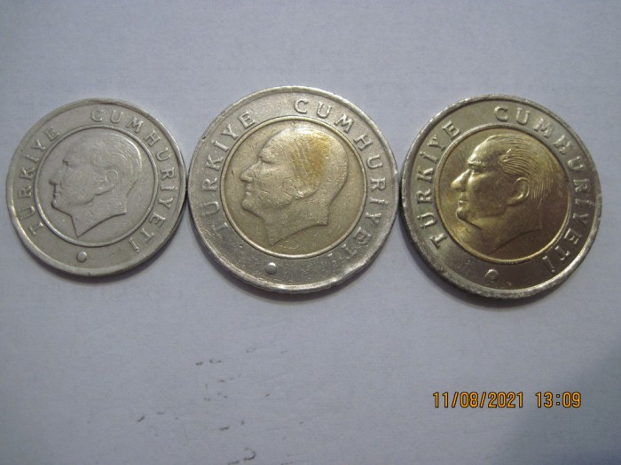 Turcia (1) - 25, 50 Kurus 2009, 50 Kurus 2020