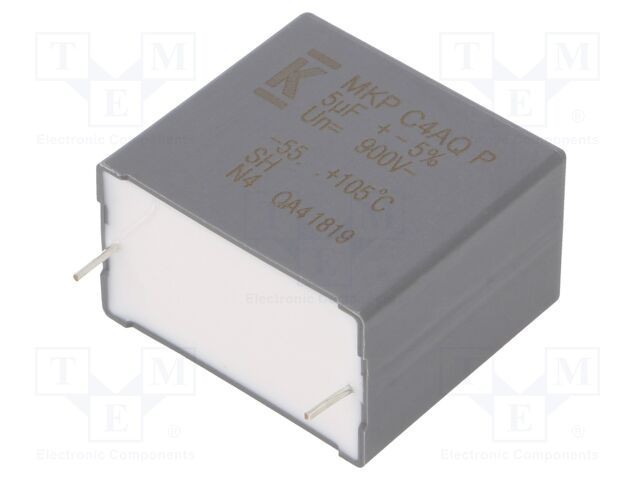 Condensator KEMET C4AQ-P 5uF 900V DC polipropilenă THT DC-Link