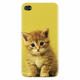 Husa silicon pentru Apple Iphone 4 / 4S, Baby Kitten