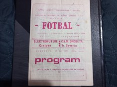 program Electroputere Craiova - CSM Drobeta Tr. Severin