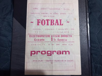 program Electroputere Craiova - CSM Drobeta Tr. Severin foto