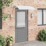 Copertina Usa/Fereastra vidaXL 120x75cm, Gri Transparenta, Policarbonat, Rezistenta Intemperii