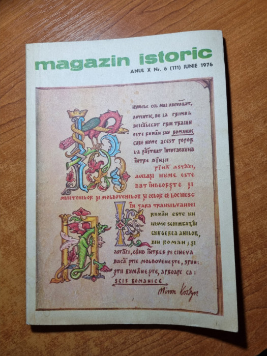 Revista magazin istoric iunie 1976