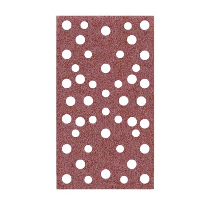 Set 25 discuri de slefuit dreptunghiulare 80x133mm, P80, PP-21237-001 foto