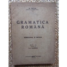 Gramatica romana - H. Tiktin// 1945