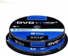 Mediu optic Intenso DVD-R 4.7GB 16x 10 bucati printabil foto