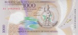 Bancnota Vanuatu 1.000 Vatu 2014 - P13 UNC ( polimer - vezi descriere )