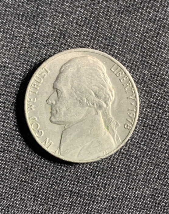 Moneda five cents 1978 USA