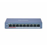 Switch POE 8 porturi Hikvision, DS-3E0109P-E/M(B); L2, Unmanaged, 8x 100M PoE port, 1x 100M uplink port SafetyGuard Surveillance