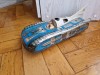 Masina de Jucarie din Tabla-PERION cu telecomanda -34x12 cm