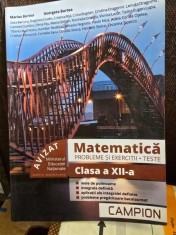 Matematica. Probleme si exercitii. Teste clasa a XII-a - Marius Burtea, Georgeta Burtea