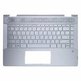 Carcasa superioara cu tastatura palmrest Laptop, HP, Pavilion x360 14-CD, 14M-CD, TPN-W131, L15909-001, L22409-281, 4600E81000, 46M.0E8CS.0250, ilumin