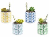Cumpara ieftin Set 4 plante artificiale in ghiveci 11x19 cm