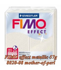 FIMO Effect 57g Alb murdar bej Metallic foto
