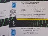 Bilet meci fotbal UNIVERSITATEA CRAIOVA - FC SPARTAK TRNAVA (07.08.2025)