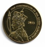 2012 Queens Diamond Jubilee - CORONATION OF HM QUEEN ELIZABETH II - 50mm Medalie, Europa, Cupru-Nichel