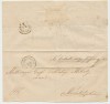 Transilvania 1861 plic Tarnaveni - Tg.-Mures scrisoare inclusa