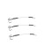 Set 3 monturi prokarpfishing cu ancora pentru rapitor si somn