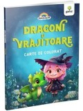 Cumpara ieftin Dragoni si vrajitoare. Carte de colorat/***