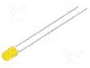 Dioda LED, 3mm, galbena, 112...280mcd, 20mA, 2...2,6V, VISHAY - TLHE44R1S2-26