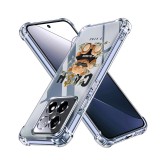 Husa antisoc pentru xiaomi 14t, airbag pro, clear, cash is king